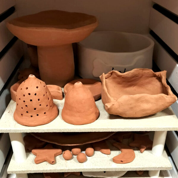 Cottura ceramica creta forno Lucca Kreativa